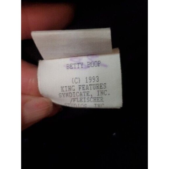 Vintage 1993 Too Cute!  Wool Leather Varsity Jacket BETTY BOOP - Picture 13 of 15